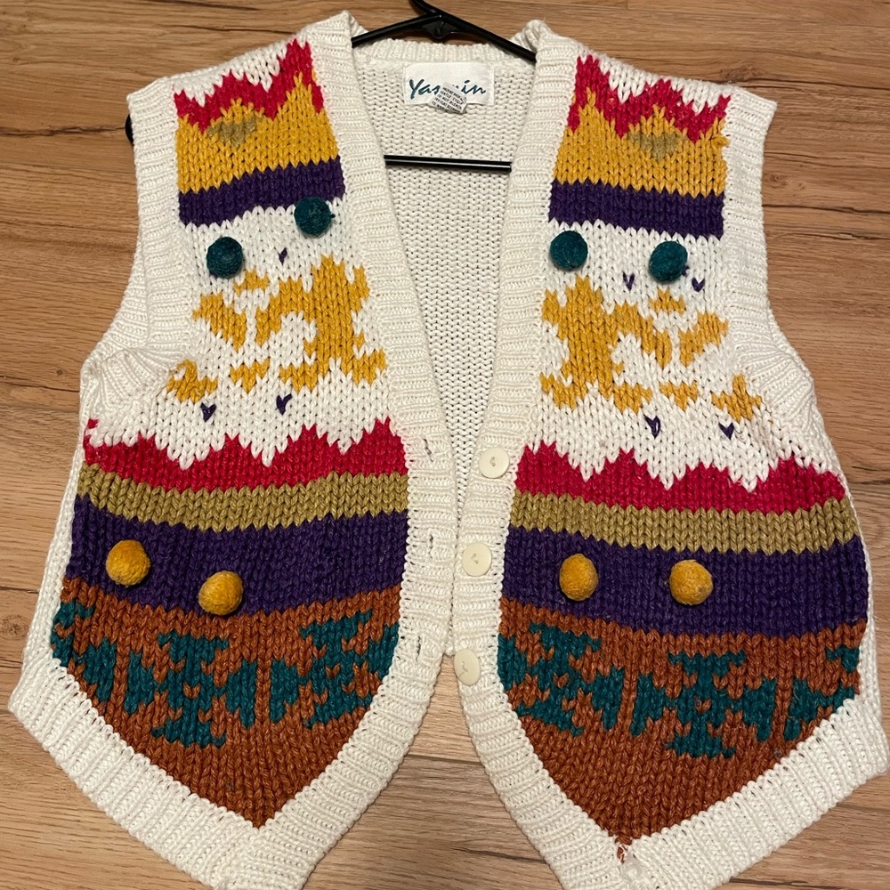 Vintage 3D Vintage Western Style Vest